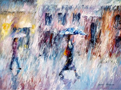 RAIN OF EMOTIONS  oil painting on canvas