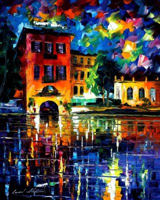 RAIN IN PORTUGAL  oil painting on canvas