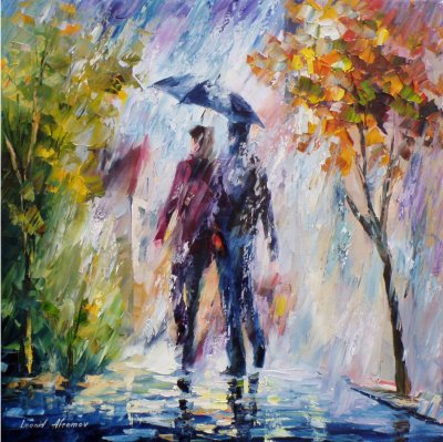 Rainy-Weather  oil painting on canvas
