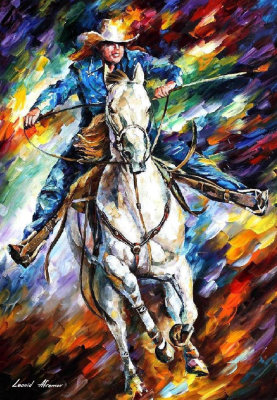 RIDER  oil painting on canvas