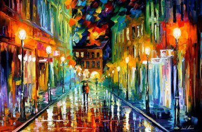ROMANTIC EVENING  oil painting on canvas