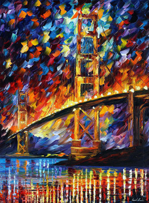 SAN FRANCISCO - GOLDEN GATE  oil painting on canvas
