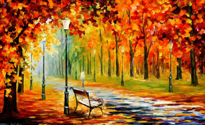 SILENCE OF THE FALL  oil painting on canvas