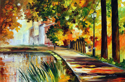 SUMMER POND  oil painting on canvas