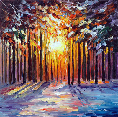 SUN OF JANUARY  oil painting on canvas