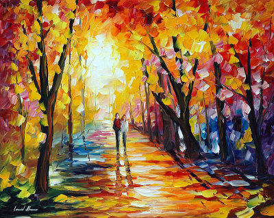 SUNNY WAY  oil painting on canvas