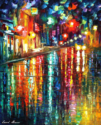 THE COLORS OF PARIS  oil painting on canvas