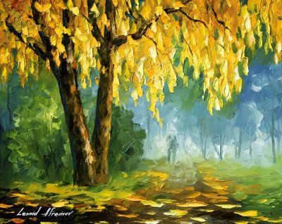 THE LEAVES THAT NEVER FALL  oil painting on canvas