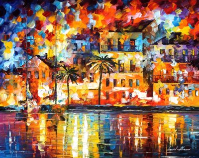 THE SHORES OF SPAIN  oil painting on canvas