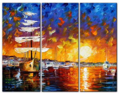 THE SUNSET SAILER - SET OF 3