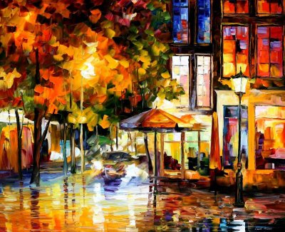 THE WINDOWS OF AMSTERDAM  oil painting on canvas
