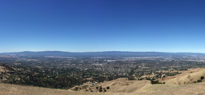 Clear morning over Silicon Valley