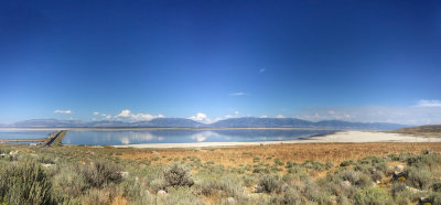View on Wasatch Range from Antelope Island