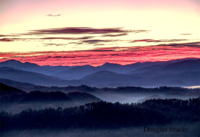 Sunrise on the Foothills Parkway