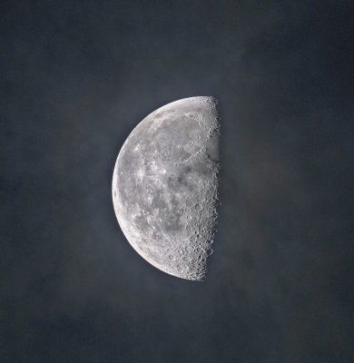 Last quarter Moon 18-August-2022 - Redux as HDR