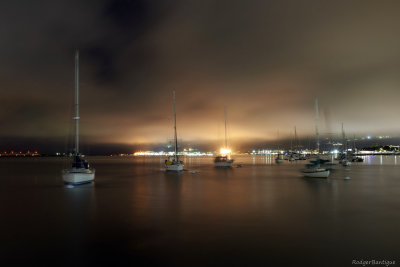Parked Boats at Shelter Island