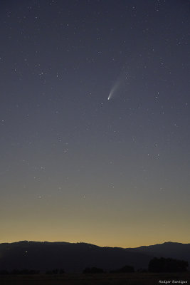tiny little comet passing by...