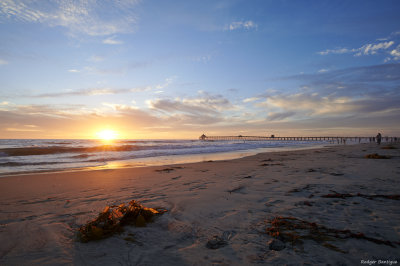 Sunset at Imperial Beach