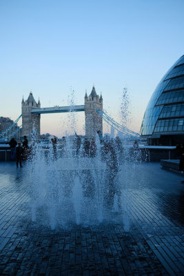 Twilight at Tower Bridge, February 2019