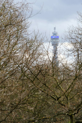 BT Tower from Primrose Hill, March 2019