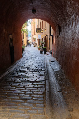 Covered alley, Gamla Stan