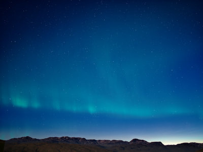 Aurora borealis (at midnight)