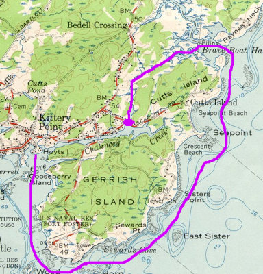 Gerrish Island Cruise by Kayak or Rowboat