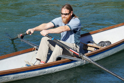 Dreherr rowing.