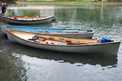 Boats ashore.