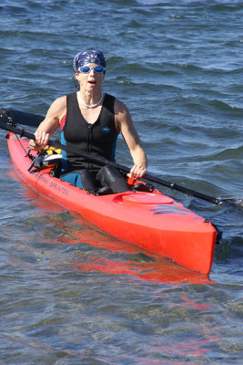Second female finisher.