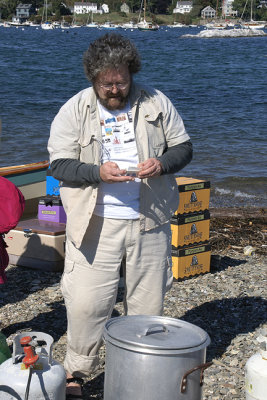 Mike Gowell, food preparation.