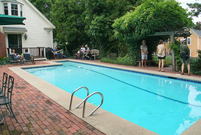 Pool level.