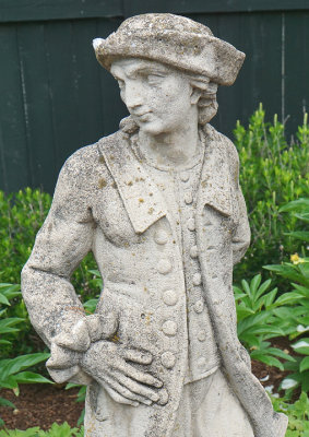 Colonial figure statue.