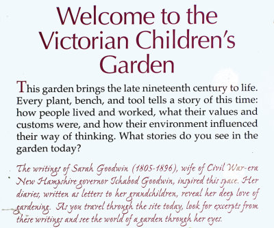 Children's garden description.