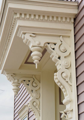 Victorian entrance detail. Marcy Street.