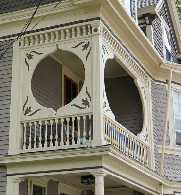 Victorian porch. Marcy Street.