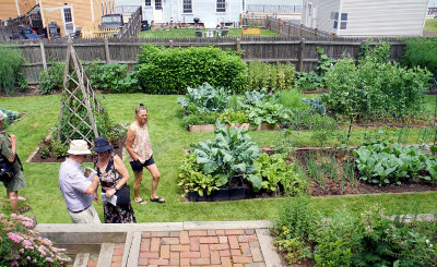 Lower vegetable garden.