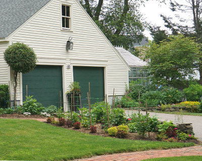 Driveway entrance.