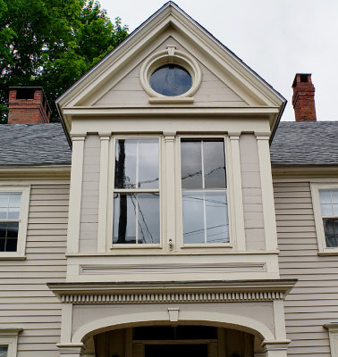 House façade. Pleasant Street.