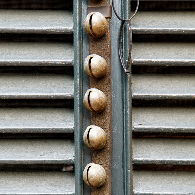 Detail of door bells.