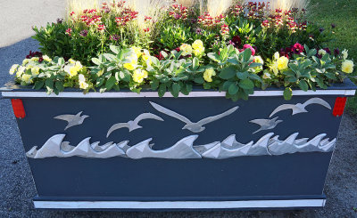 Street planter. Cranfield & Main.