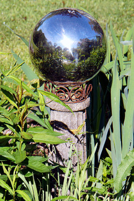 Reflecting ball. 93 Portsmouth Ave.