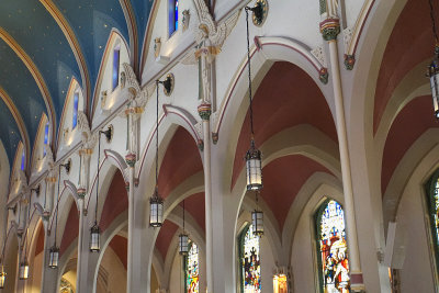 Immaculate interior vaults.
