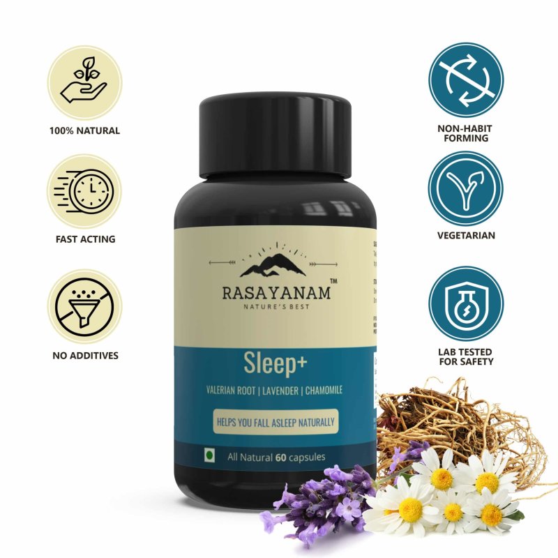 Sleep+ (Valerian Root, Chamomile, Lavender)