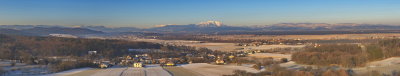 Panorama aus Ortsnhe vor Frhlingsbeginn