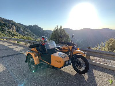 Ural ride up to Mt. Lemmon with my oldest daughter