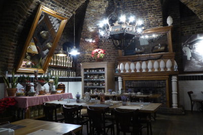 The interior of a typical restaurant