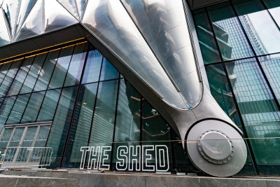 The Vessel Reflecting in The Shed