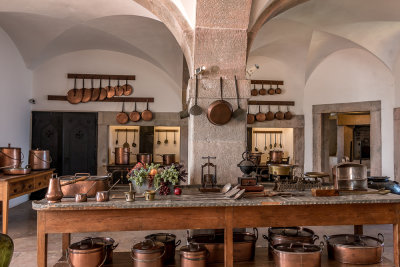 In the Kitchen of Pena Palace