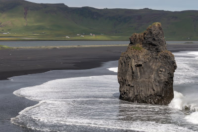 Rock on the Black Sand Beach